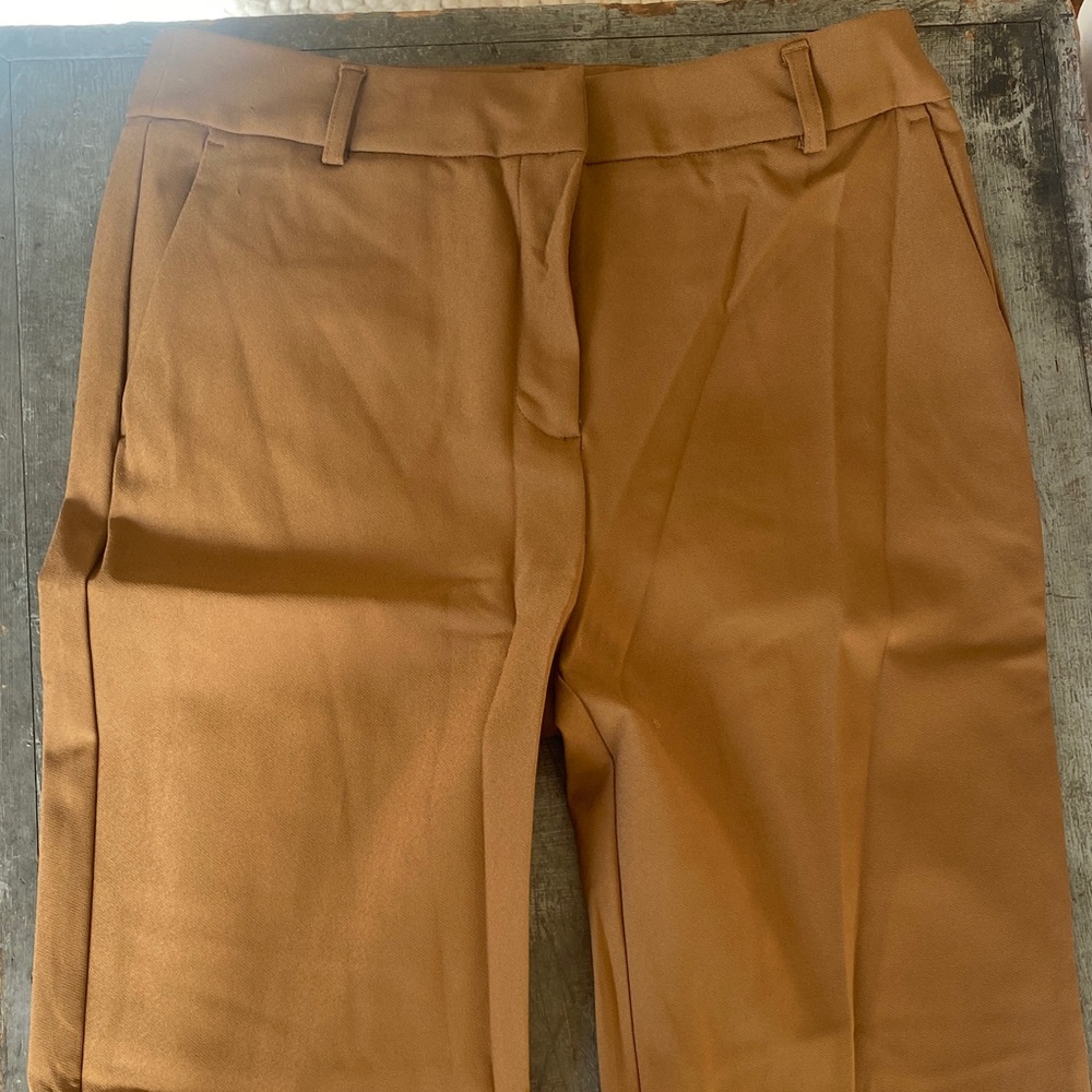 Rachel Zoe Women's Brown Cropped Pants - Picture 2 of 6